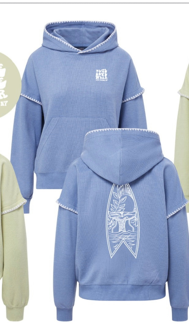 Blue Cove Surfer Hoodie